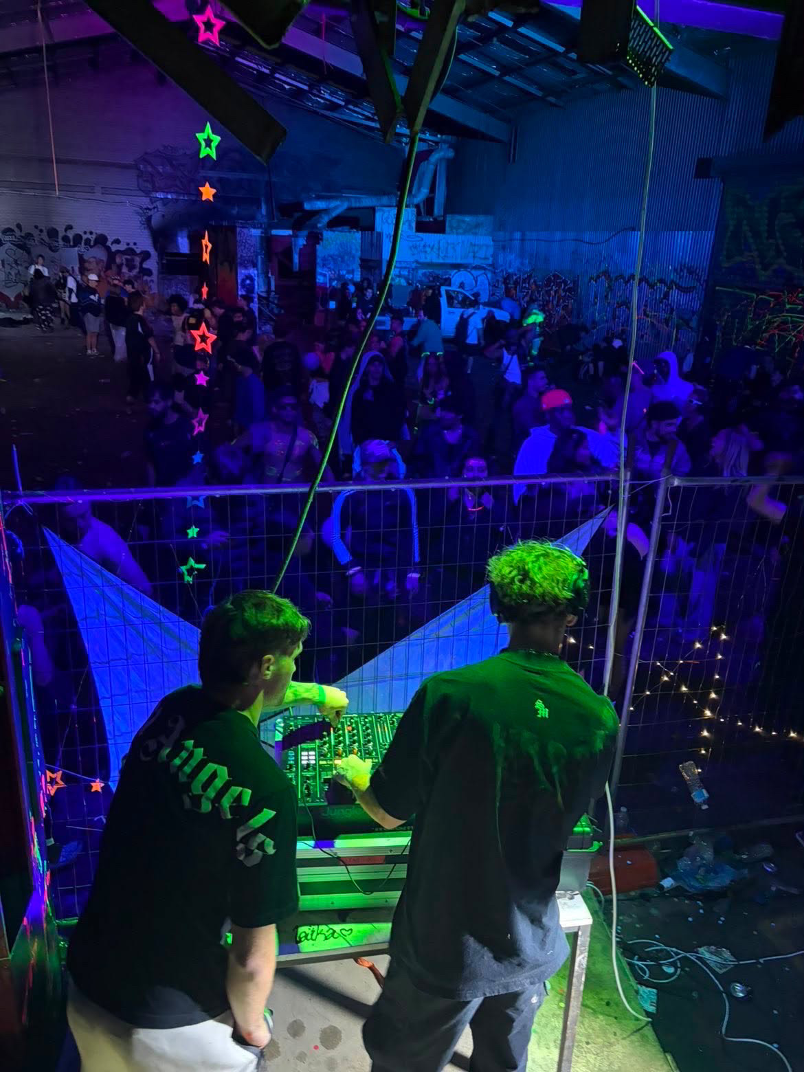 HRDRtech behind the Pioneer DJ rig